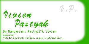 vivien pastyak business card